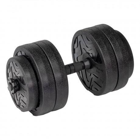 Гантель разборная FITMAN DAF-1020B 10.3 кг, диски пластик, гриф пластик эргономический