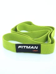 Тканевый эспандер FITMAN EF-2010-G, LIGHT (6-12 кг), петля 205*4 см, зеленый