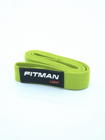 Тканевый эспандер FITMAN EF-2010-G, LIGHT (6-12 кг), петля 205*4 см, зеленый