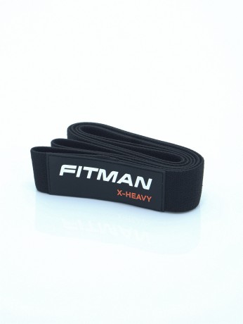 Тканевый эспандер FITMAN EF-2010-B, X-HEAVY (18-36 кг), петля 205*5 см, черный