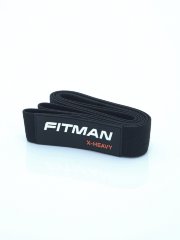 Тканевый эспандер FITMAN EF-2010-B, X-HEAVY (18-36 кг), петля 205*5 см, черный