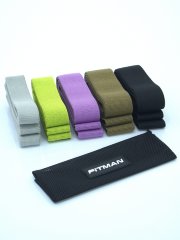 Комплект тканевых эспандеров FITMAN EF-2010-SET5, 5в1, петли 205 см