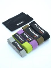 Комплект тканевых эспандеров FITMAN EF-2010-SET5, 5в1, петли 205 см