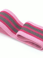 Тканевый эспандер для бедер FITMAN EF-2020, MEDIUM (10-20 кг), петля 75*8 см, светло-розовый