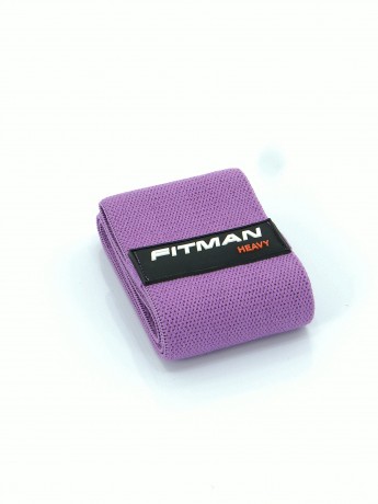 Тканевый эспандер для бедер FITMAN EF-2020, HEAVY (14-28 кг), петля 75*8 см, светло-фиотетовый