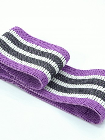 Тканевый эспандер для бедер FITMAN EF-2020, HEAVY (14-28 кг), петля 75*8 см, светло-фиотетовый