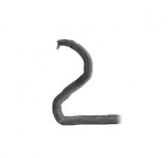 Скакалка FITMAN SRF-1010-B, d5 мм, длина 300 см, черная