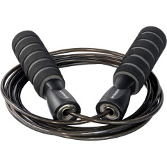 Скакалка FITMAN SRF-2010S-B, стальной тросик в оплётке, длина 300 см, черная