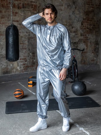 Костюм-сауна FITMAN SSF-1010 (серебристый, M)