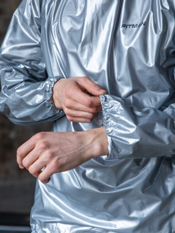 Костюм-сауна FITMAN SSF-1010 (серебристый, M)