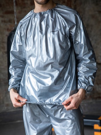 Костюм-сауна FITMAN SSF-1010 (серебристый, M)