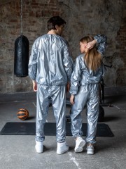 Костюм-сауна FITMAN SSF-1010 (серебристый, M)