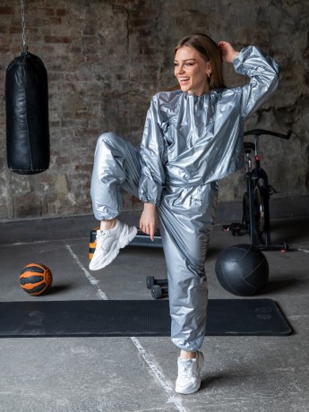 Костюм-сауна FITMAN SSF-1010 (серебристый, M)