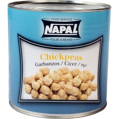 Нут NAPAL в собственном соку, турецкий горох (Chickpeas), ж/б, 2.5 кг