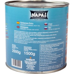 Нут NAPAL в собственном соку, турецкий горох (Chickpeas), ж/б, 2.5 кг