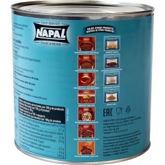 Фасоль NAPAL белая запеченная в томатном соусе (Baked beans), ж/б, 2.6 кг