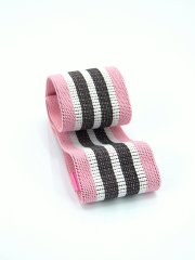 Тканевый эспандер для бедер и ягодиц FITMAN EF-2021-P, HEAVY (14-28 кг), петля 75*8 см, розовый