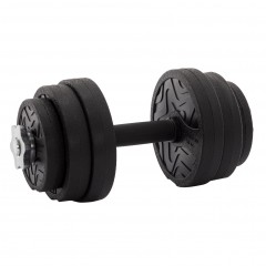 Гантель разборная FITMAN DAF-1022 7.8 кг, диски пластик, гриф металл с обрезиненной рукояткой