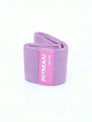 Тканевый эспандер для бедер и ягодиц FITMAN EF-2021-F, MEDIUM (10-20 кг), петля 75*8 см, фуксия