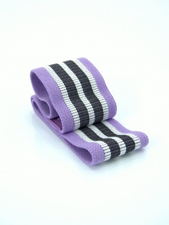 Тканевый эспандер для бедер и ягодиц FITMAN EF-2021-V, LIGHT (6-12 кг), петля 75*8 см, фиолетовый