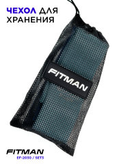 Комплект тканевых эспандеров для бёдер FITMAN EF-2030-SET3, 3в1, Петли 66*6 см