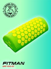 Аппликатор Кузнецова FITMAN AMF-1010-GY (зеленый/желтый) с подушкой в комлекте, лямки, чехол