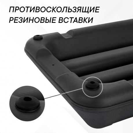 Степ-платформа FITMAN SPF-1010-B (71х35х10-15 см), 2 уровня, черная