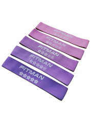 Комплект тканевых эспандеров FITMAN EF-2031-SET5, 5в1, Петли 66*6 см