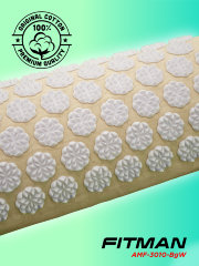 Валик массажный с иглоаппликаторами FITMAN AMF-3010-BgW (бежевый/белый)