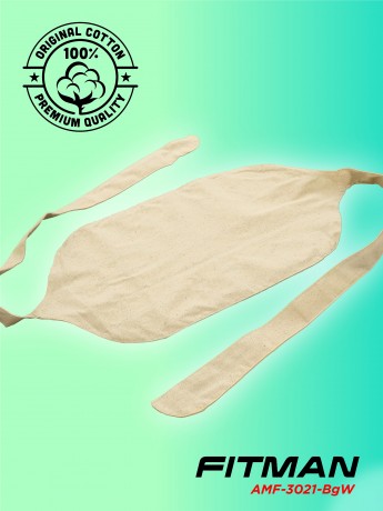 Пояс массажный на поясницу с иглоаппликаторами FITMAN AMF-3021-BgW (бежевый/белый)