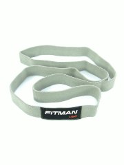 Тканевый эспандер FITMAN EF-2041-LGr, LIGHT (7-14 кг), петля 208*4 см, светло-серый