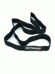 Тканевый эспандер FITMAN EF-2041-B, HEAVY (16-32 кг), петля 208*4 см, черный