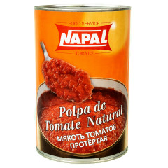 Мякоть томатов NAPAL, протёртая, жестяная банка 4 кг